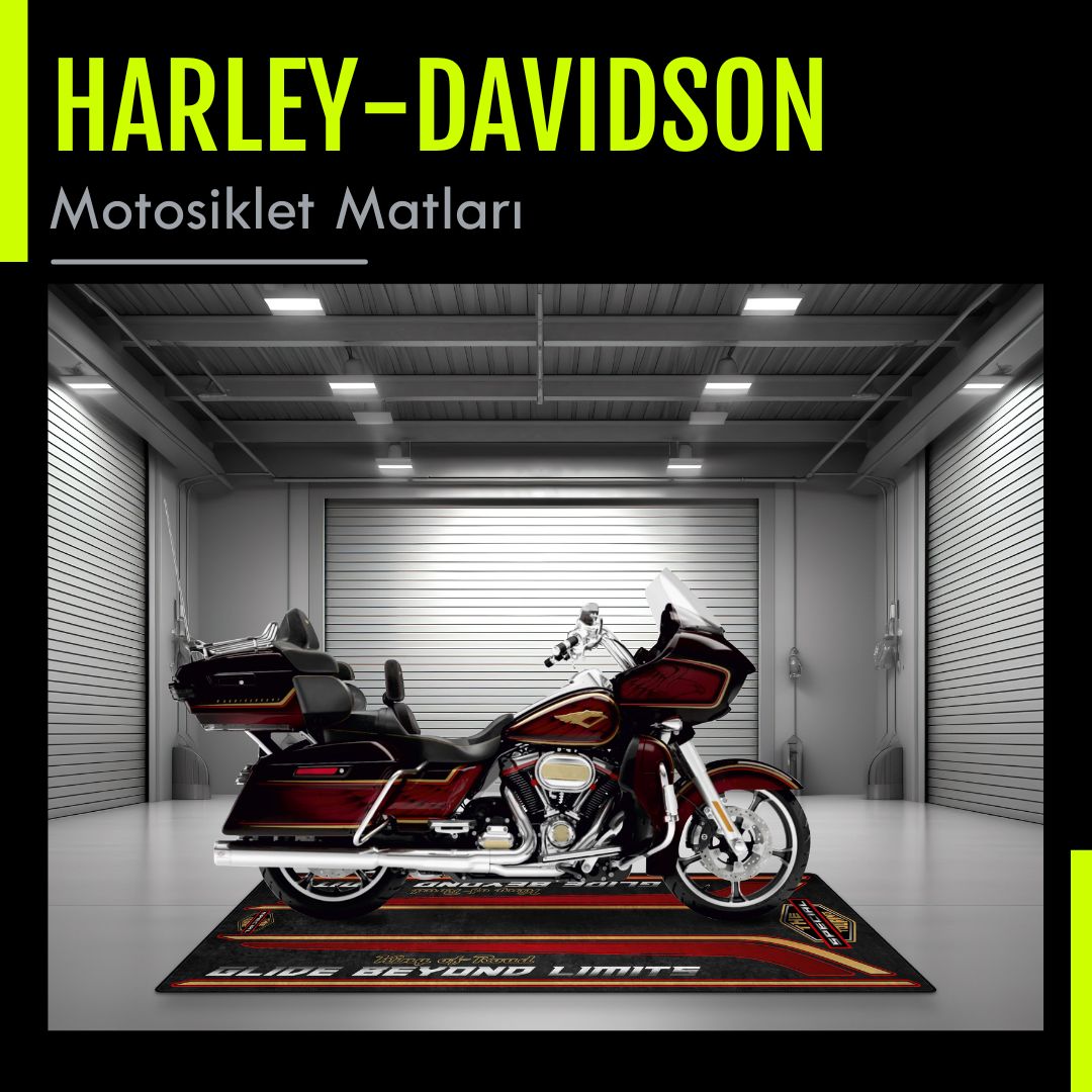 Harley Davidson Motosiklet Matları