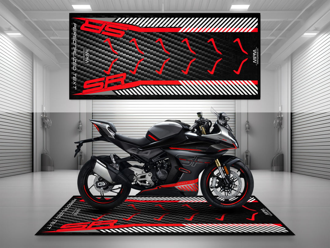 450SR İçin Tasarlanmış Motosiklet Matı - MM4140