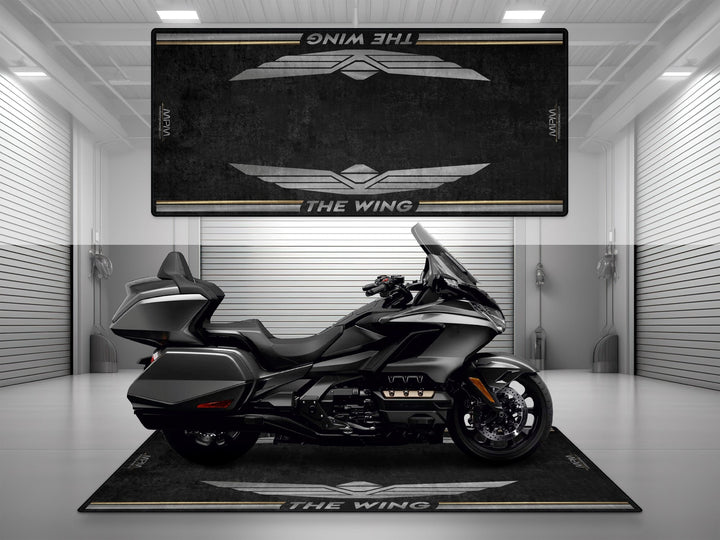 Honda Gold Wing Halısı – Gray Metallic Black için üretilmiş motosiklet paspası
