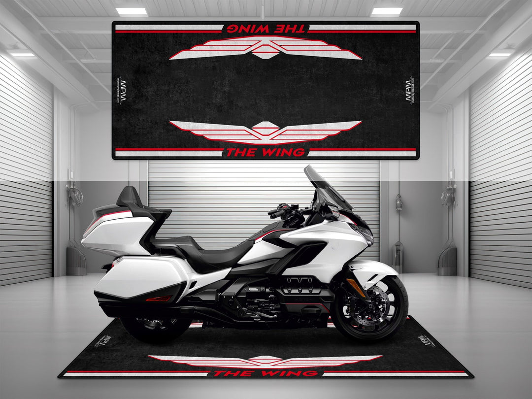 Honda Gold Wing Halısı – Pearl White rengi için üretilmiş motosiklet paspası
