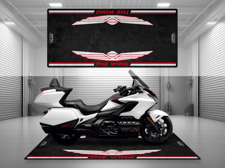Honda Gold Wing Halısı – Pearl White rengi için üretilmiş motosiklet paspası
