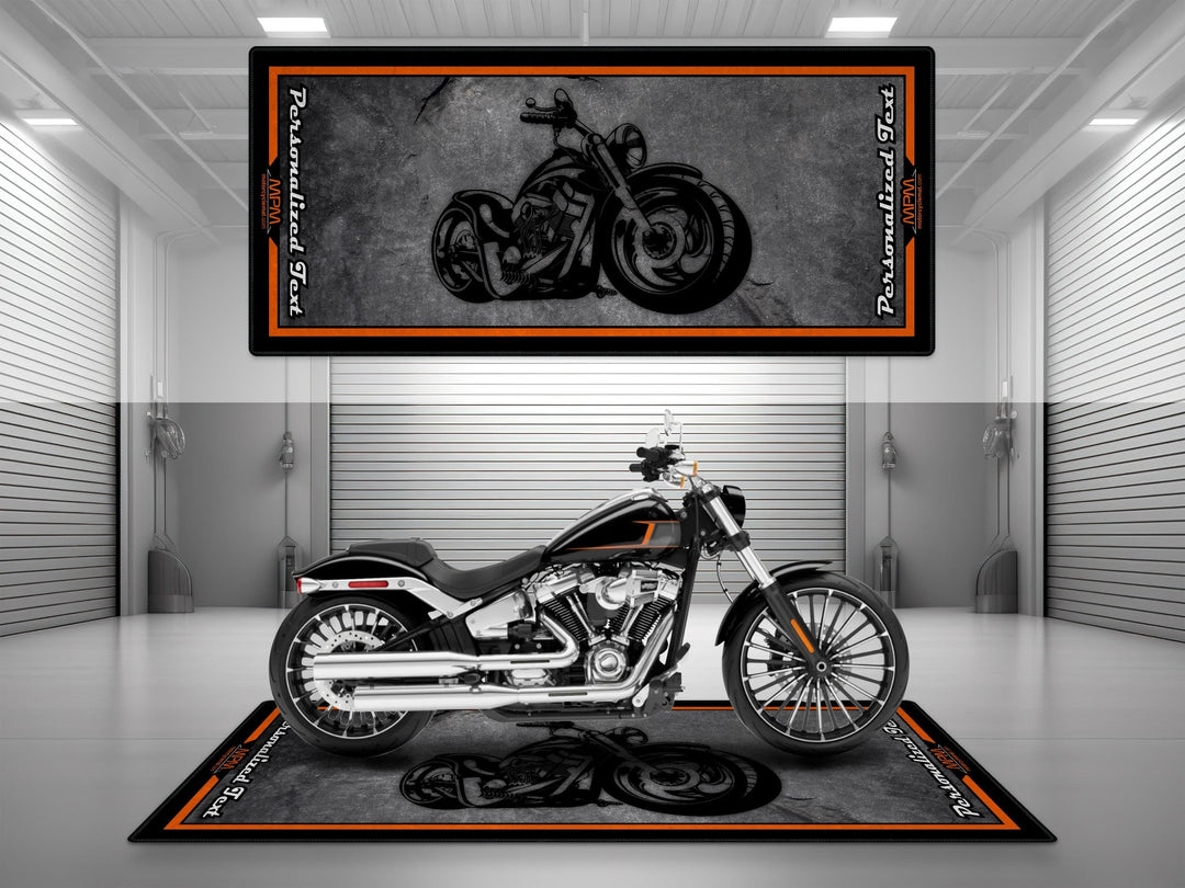 Harley Davidson İçin Tasarlanmış Motosiklet Matı