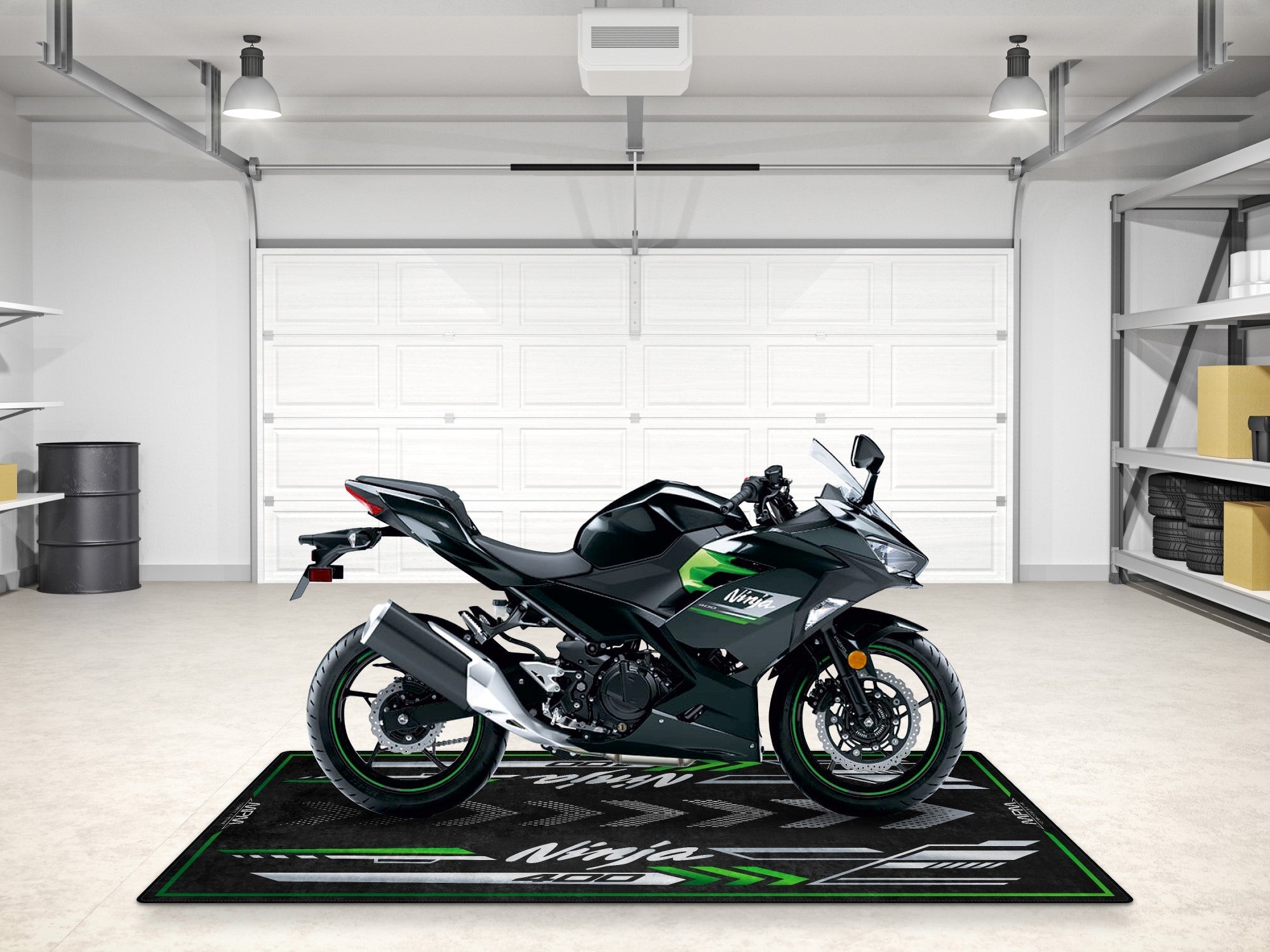 Kawasaki Ninja 400 İçin Tasarlanmış Motosiklet Matı - MM7386 – MPM