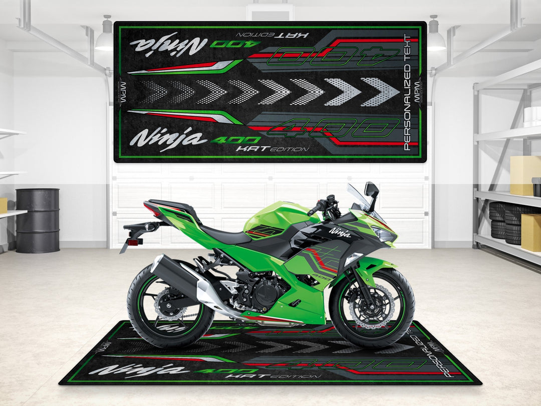 NINJA 400 KRT EDITION İçin Tasarlanmış Motosiklet Matı - MM7387