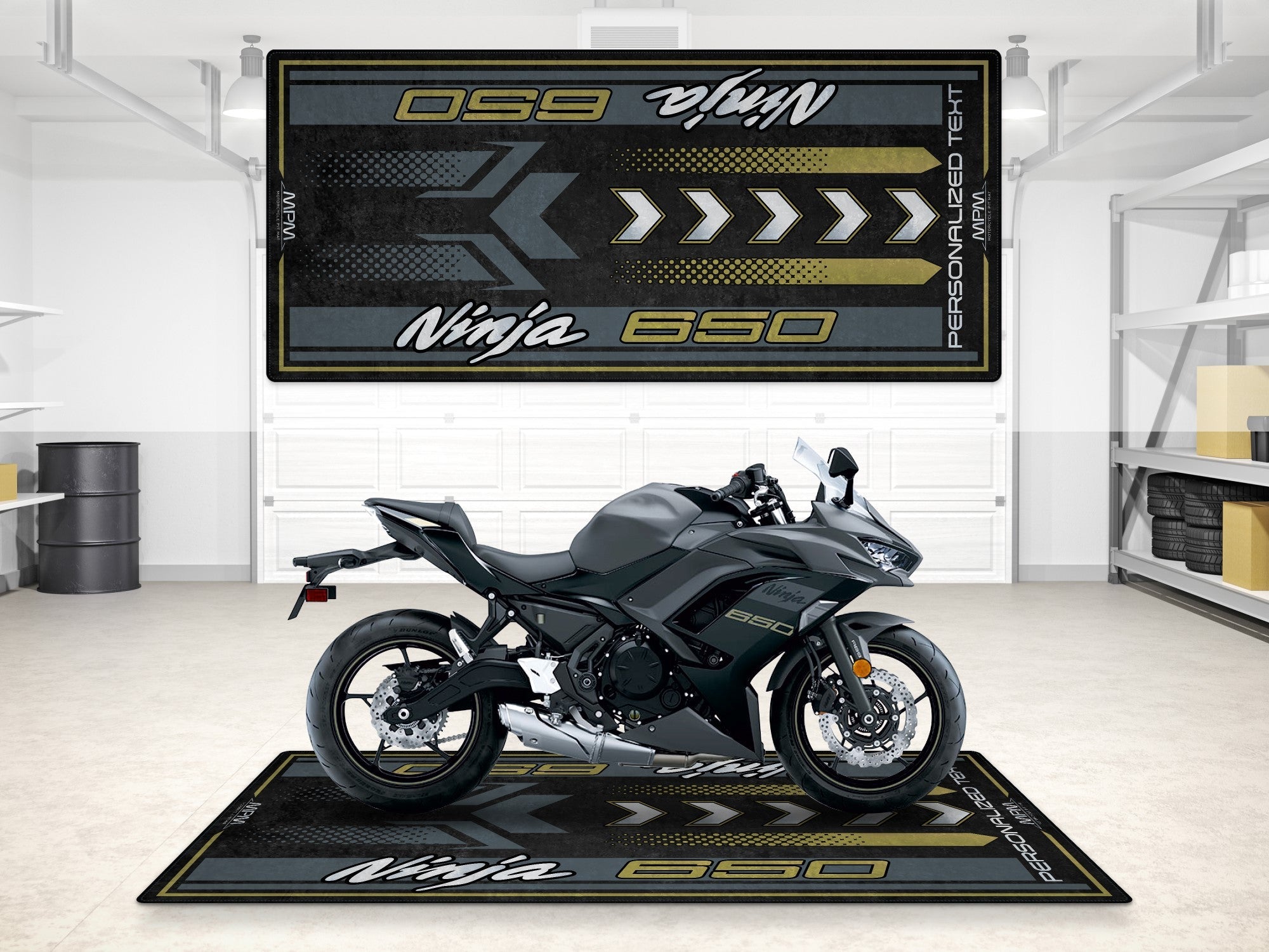 Kawasaki Ninja 650 İçin Tasarlanmış Motosiklet Matı - MM7388 – MPM