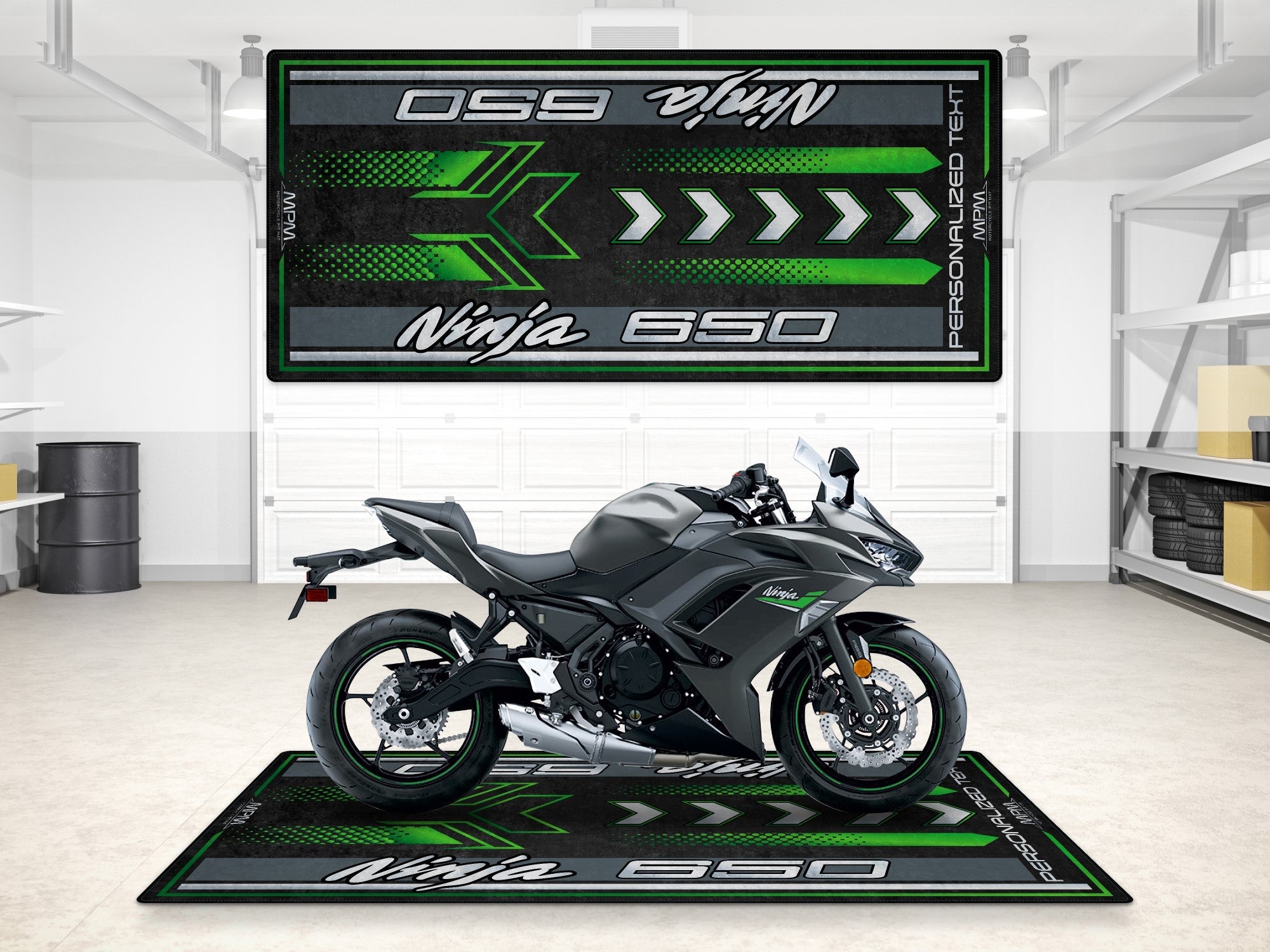 Kawasaki Ninja 650 İçin Tasarlanmış Motosiklet Matı - MM7388 – MPM