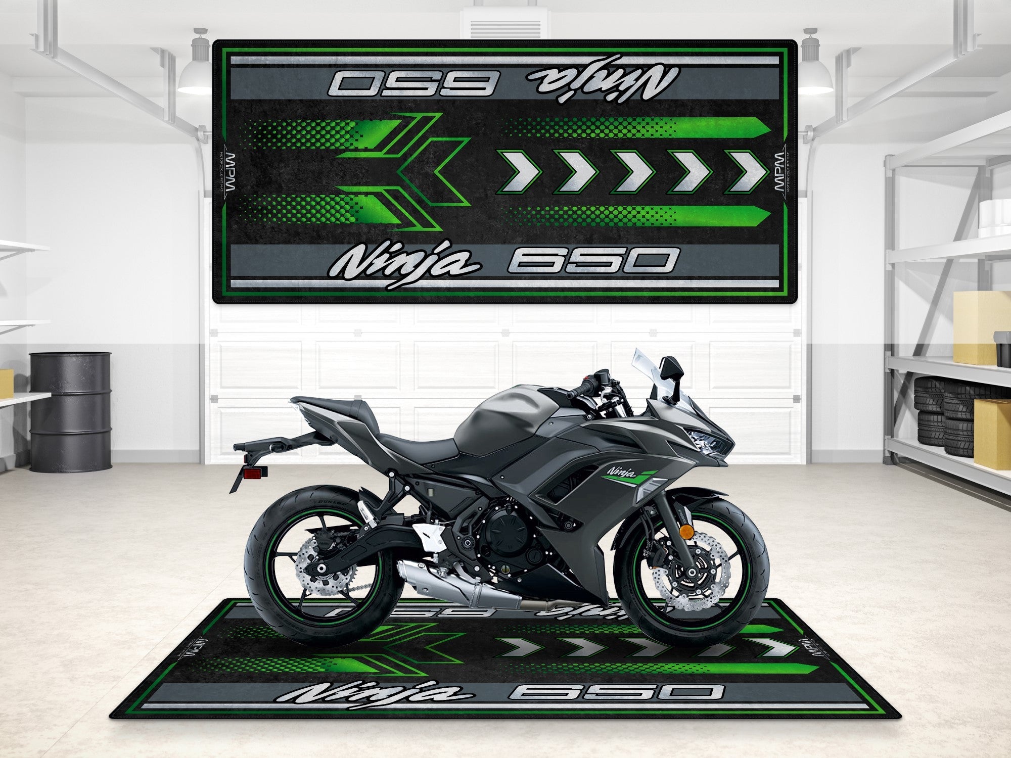Kawasaki Ninja 650 İçin Tasarlanmış Motosiklet Matı - MM7388 – MPM