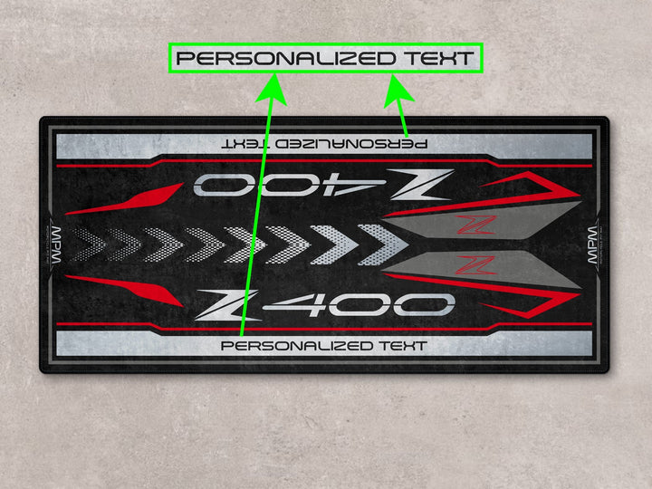 Z400 İçin Tasarlanmış Motosiklet Matı - MM7410