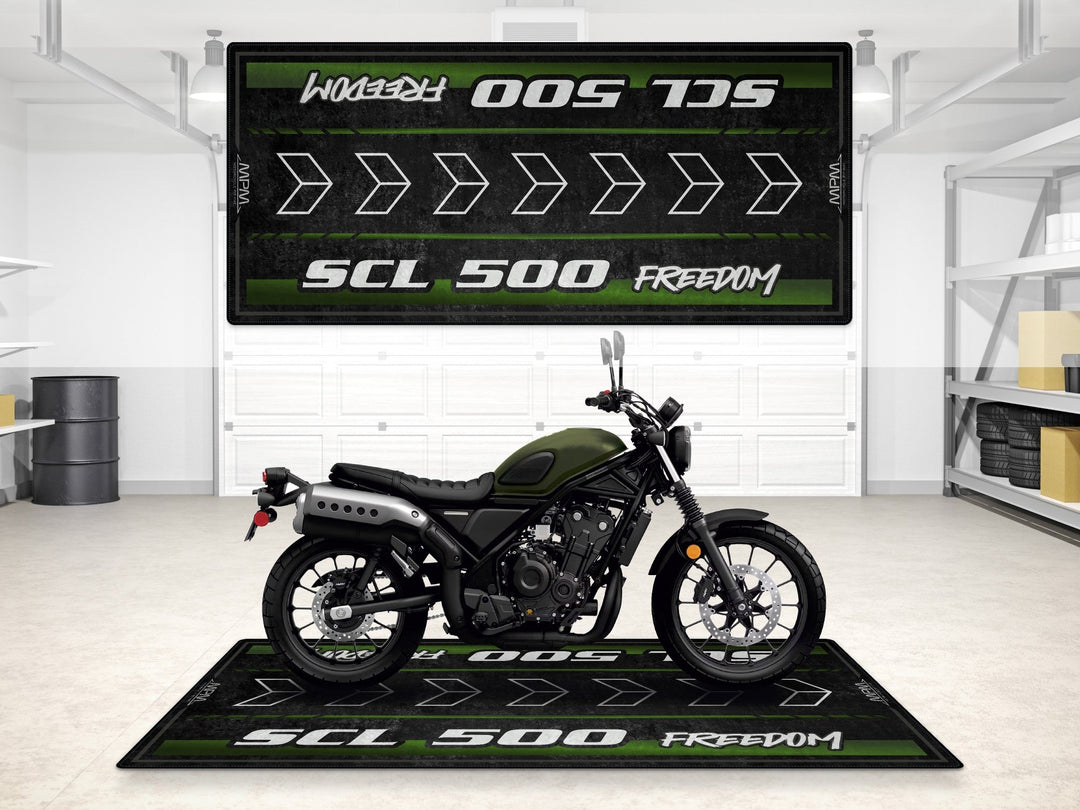 SCL500 İçin Tasarlanmış Motosiklet Matı - MM7448