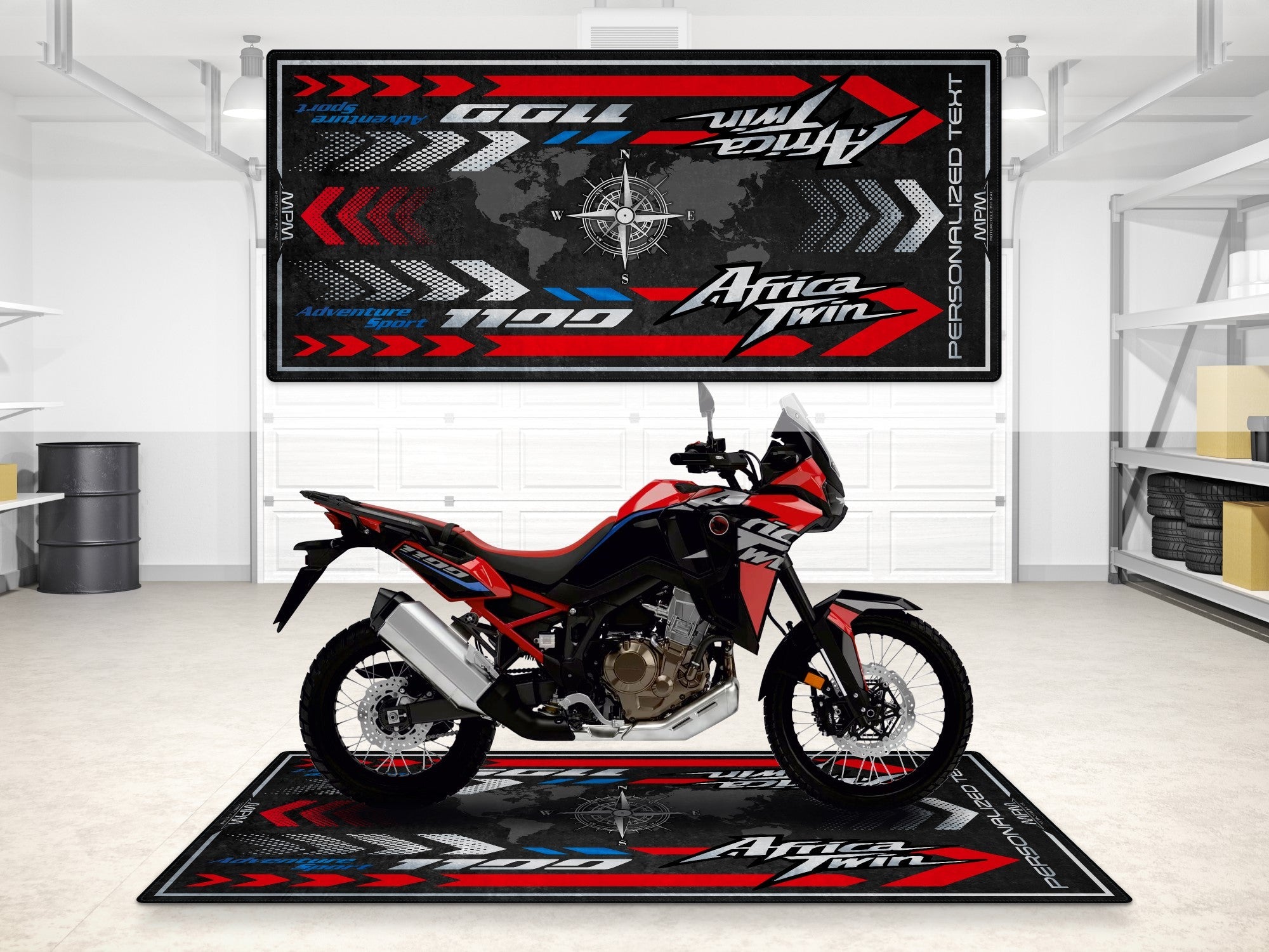 Honda Africa Twin İçi̇n Tasarlanmış Motosi̇klet Mati - MM7452