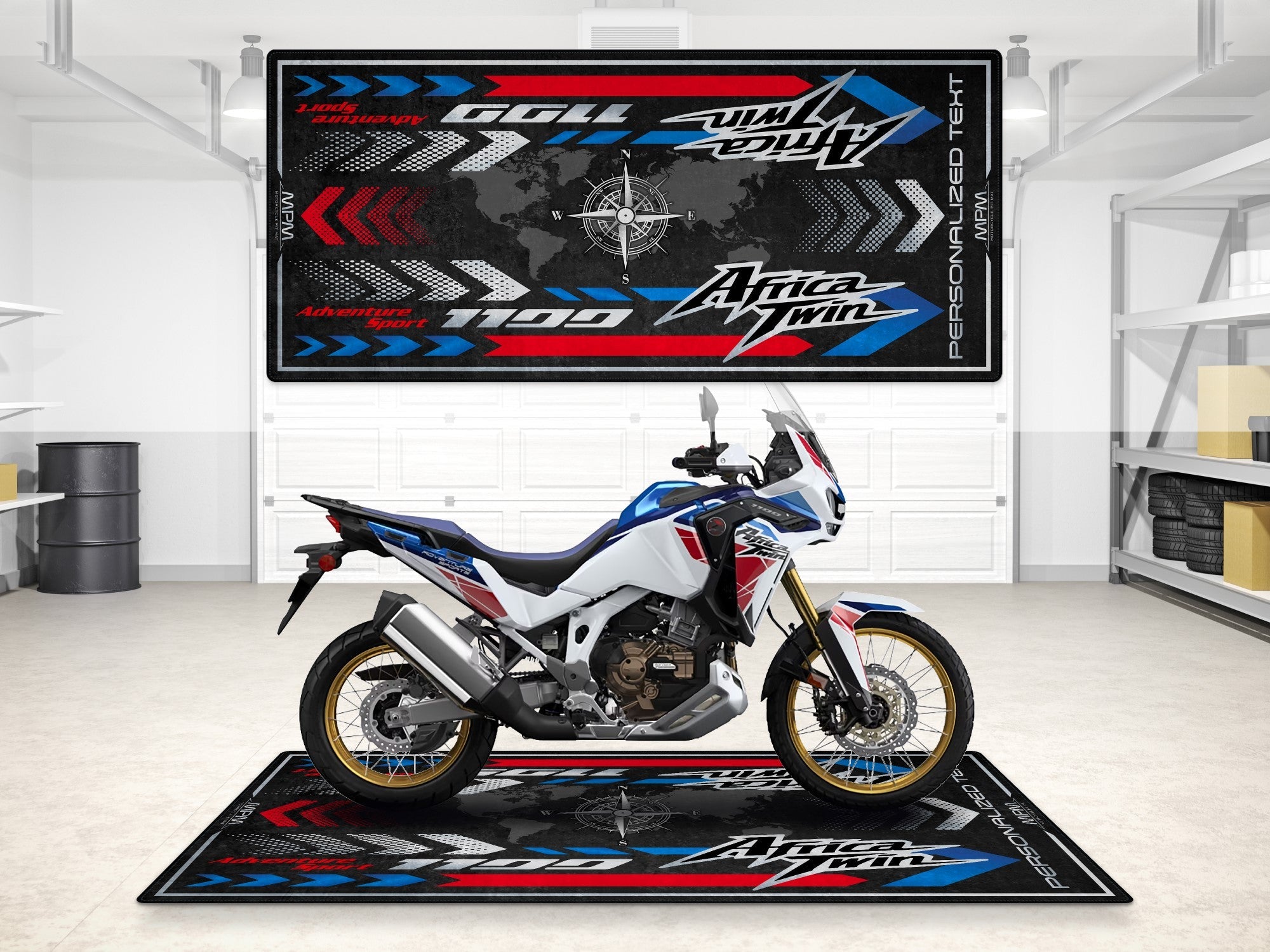 Honda Africa Twin İçi̇n Tasarlanmış Motosi̇klet Mati - MM7452