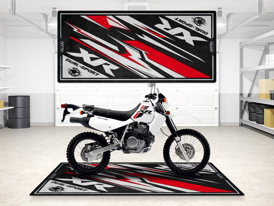 Honda XR Halısı White – beyaz için üretilmiş motosiklet paspası
