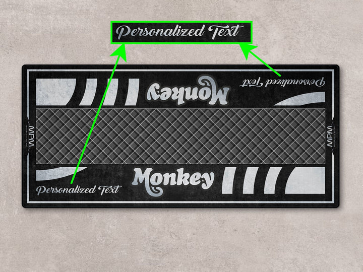 Honda monkey siyah kişiselleştirilmiş motosiklet paspası, pist hazırlığı ve sürücü ihtiyaçları için aksesuar
