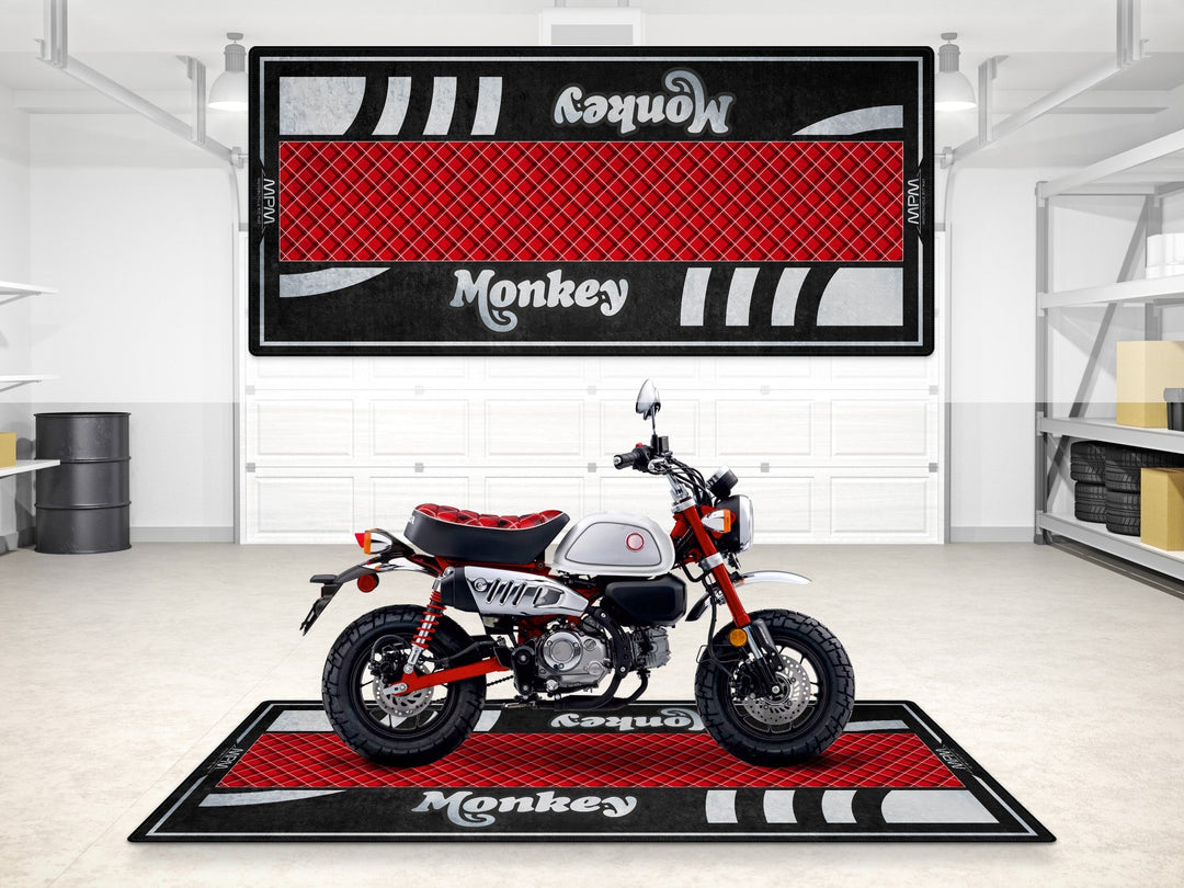 Honda Monkey Halısı Nebula Red – kırmızı için üretilmiş motosiklet paspası
