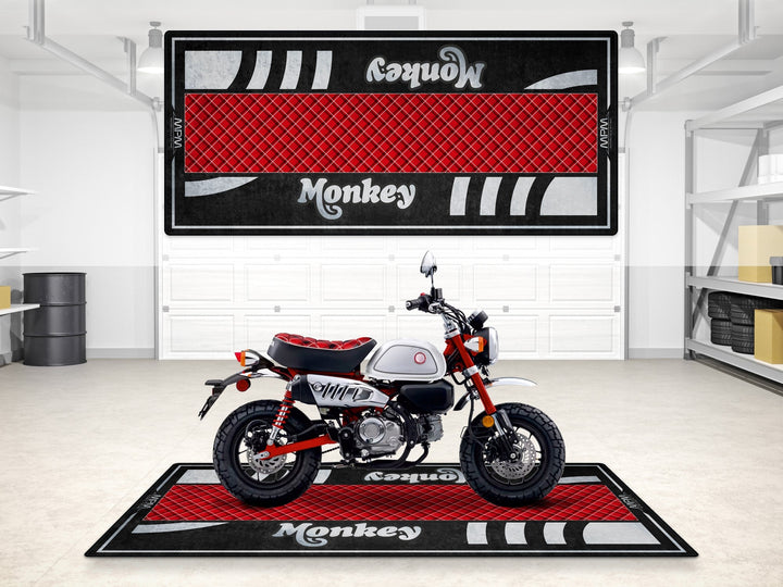 Honda Monkey Halısı Nebula Red – kırmızı için üretilmiş motosiklet paspası
