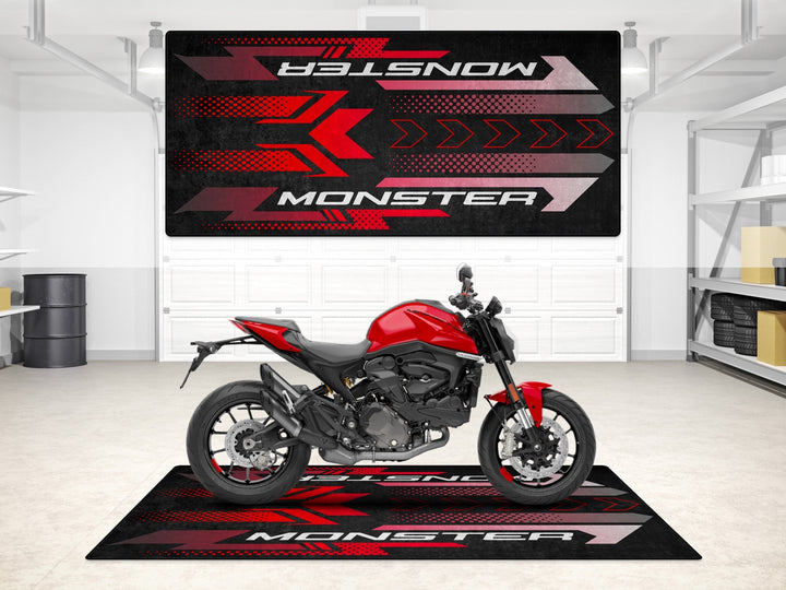 MONSTER İçin Tasarlanmış Motosiklet Matı - MM7176