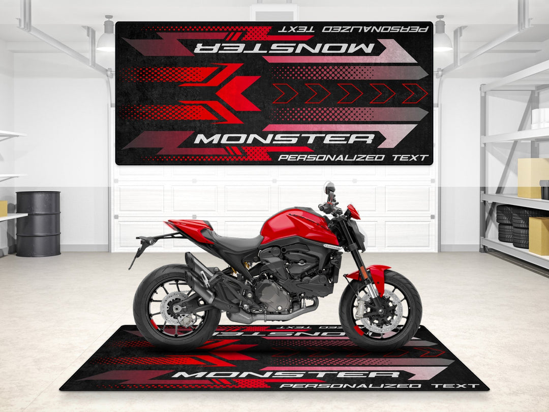 MONSTER İçin Tasarlanmış Motosiklet Matı - MM7176