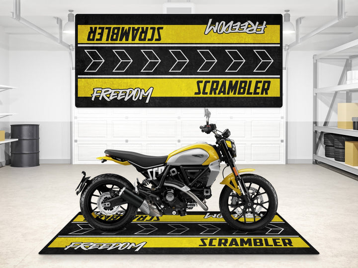 SCRAMBLER FREEDOM İçin Tasarlanmış Motosiklet Matı - MM7246