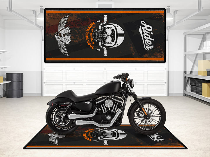 Harley Davidson İçin Tasarlanmış Motosiklet Matı