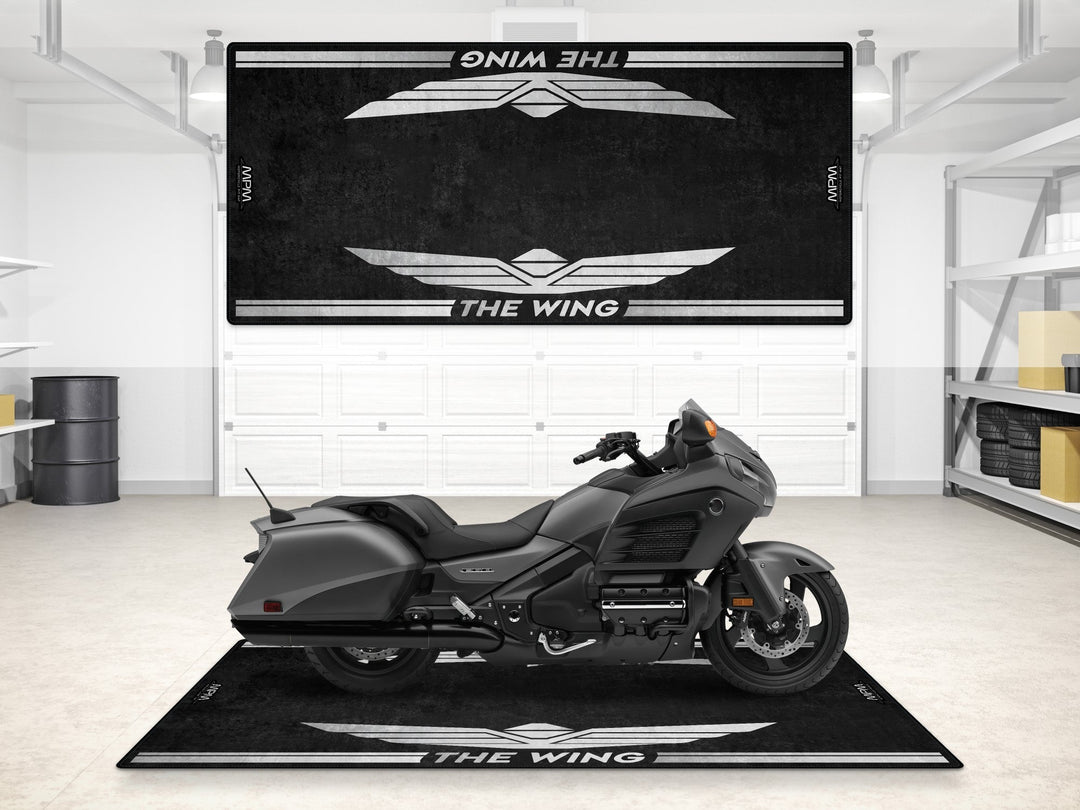 Honda Gold Wing Halısı – Gri Silver Touring renk için üretilmiş motosiklet paspası
