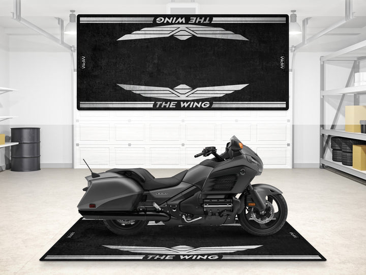 Honda Gold Wing Halısı – Gri Silver Touring renk için üretilmiş motosiklet paspası
