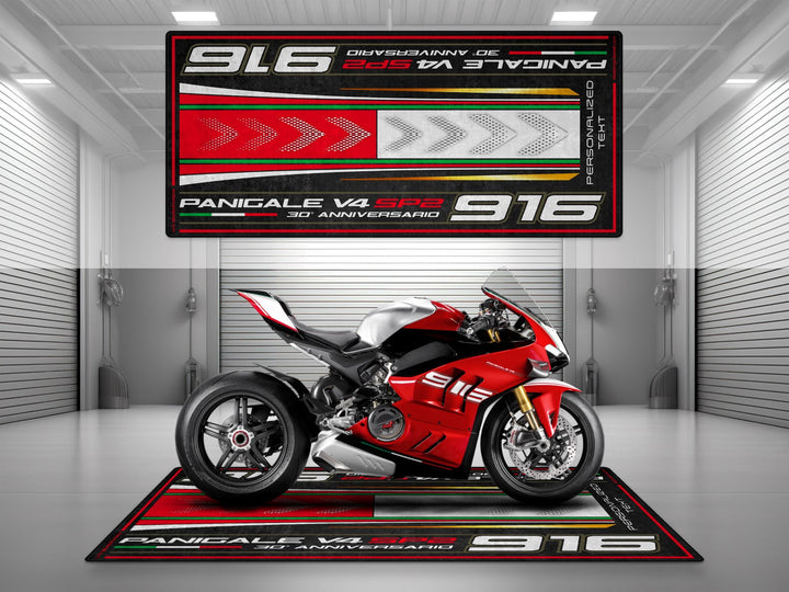 PANIGALE V4 SP2 30th ANNIVERSARIO İçin Tasarlanmış Motosiklet Matı - MM4120