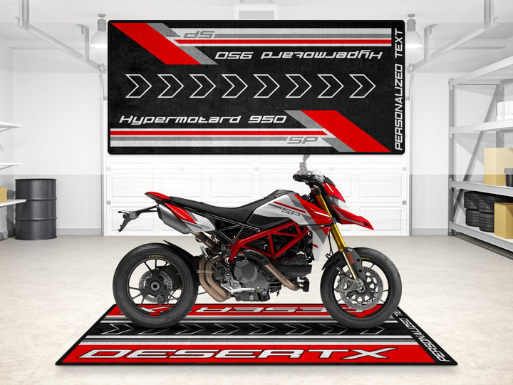 HYPERMOTARD 950 SP İçin Tasarlanmış Motosiklet Matı - MM7257