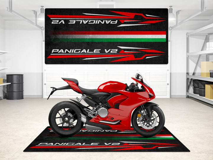 PANIGALE V2 İçin Tasarlanmış Motosiklet Matı - MM7186