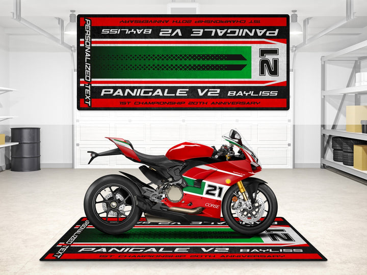 PANIGALE V2 BAYLISS İçin Tasarlanmış Motosiklet Matı - MM7193