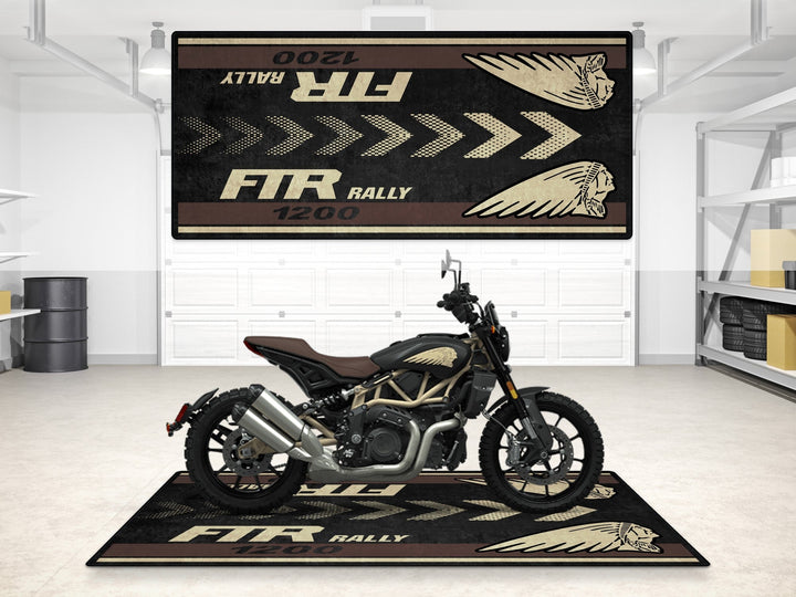 FTR RALLY 1200 İçin Tasarlanmış Motosiklet Matı - MM7318