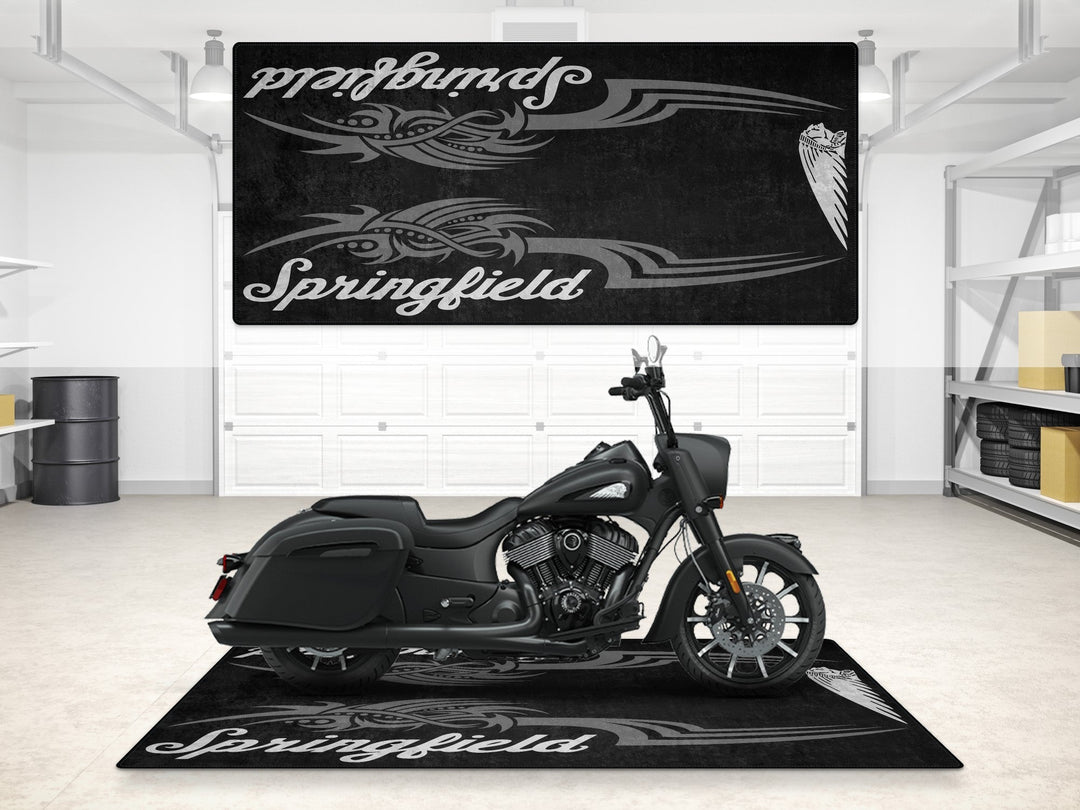 SPRINGFIELD İçin Tasarlanmış Motosiklet Matı - MM7326