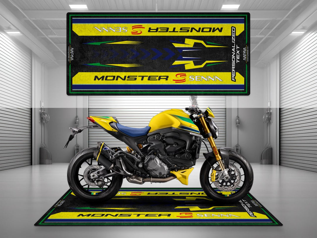 MONSTER SENNA İçin Tasarlanmış Motosiklet Matı - MM4107