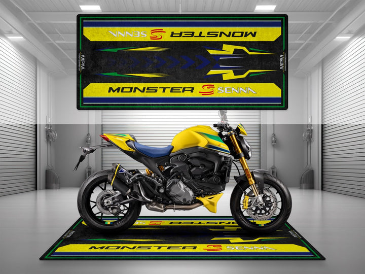 MONSTER SENNA İçin Tasarlanmış Motosiklet Matı - MM4107