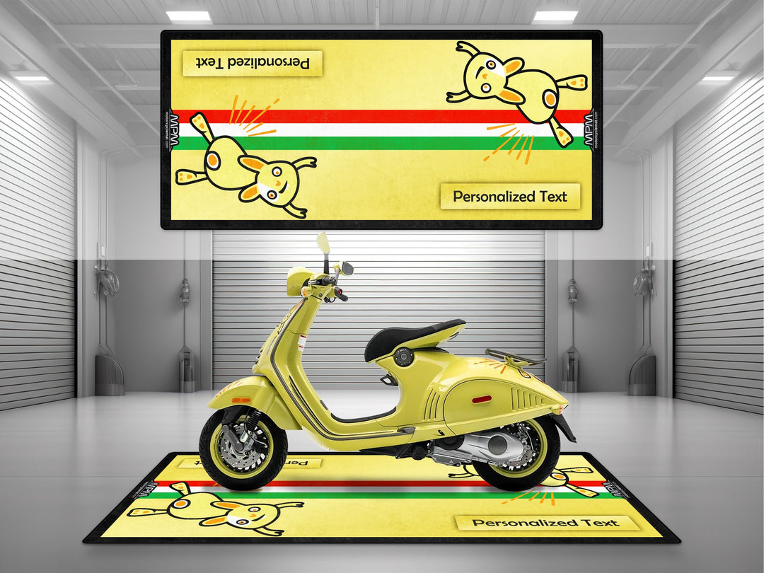 Bunny Design Motosiklet Matı - U1102