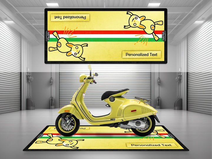 Bunny Design Motosiklet Matı - U1102