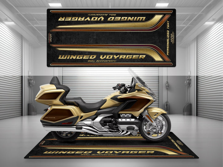 GOLDWING 50.YIL İÇİN TASARLANMIŞ MOTOSİKLET MATI - MM4211