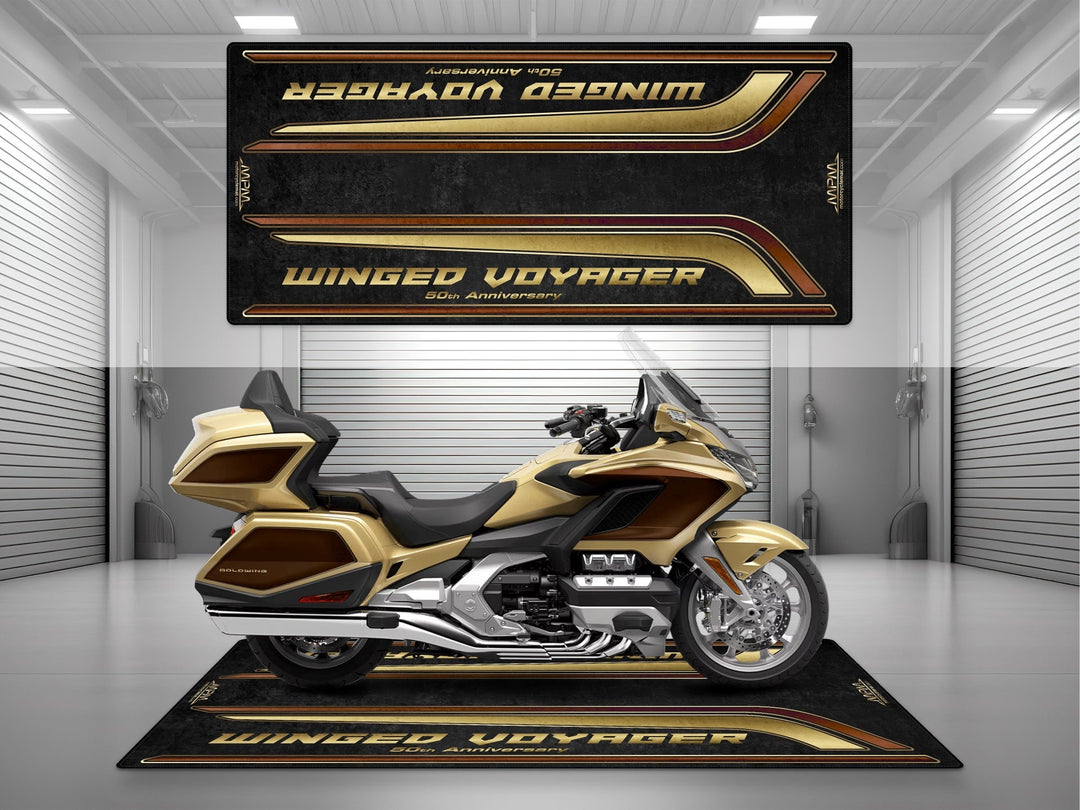 GOLDWING 50.YIL İÇİN TASARLANMIŞ MOTOSİKLET MATI - MM4211