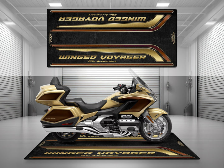 GOLDWING 50.YIL İÇİN TASARLANMIŞ MOTOSİKLET MATI - MM4211