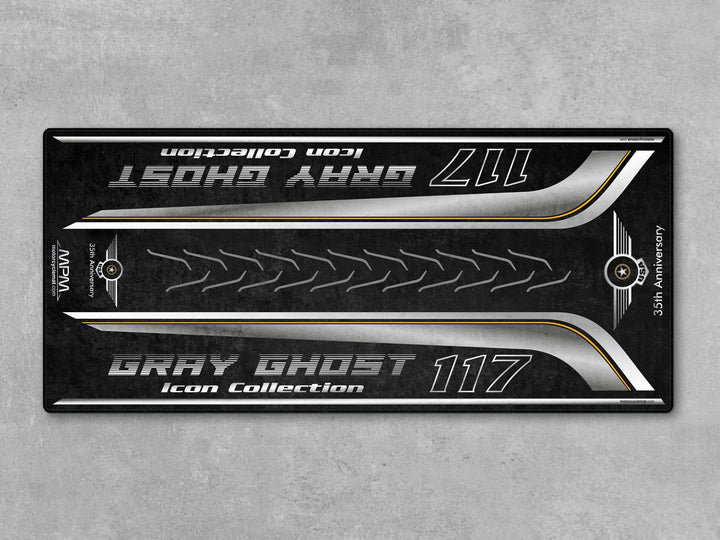Fat Boy Gray Ghost 117 kişiye özel pit matı ve garaj paspası
