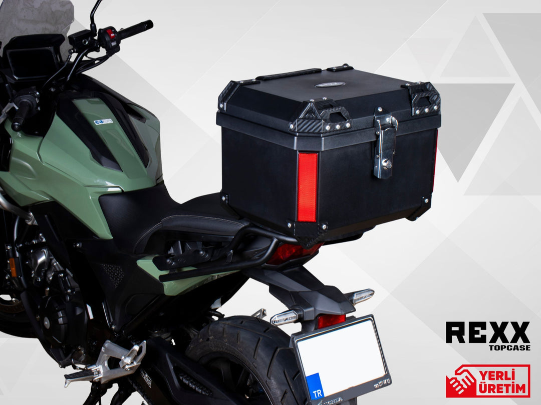 REXX TOPCASE PREMIUM 45 LT - GÜÇLENDİRİLMİŞ ABS MOTOSİKLET ÇANTASI | UNIVERSAL