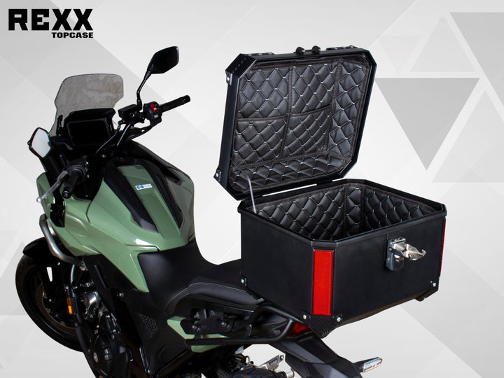 REXX TOPCASE PREMIUM 45 LT - GÜÇLENDİRİLMİŞ ABS MOTOSİKLET ÇANTASI | UNIVERSAL