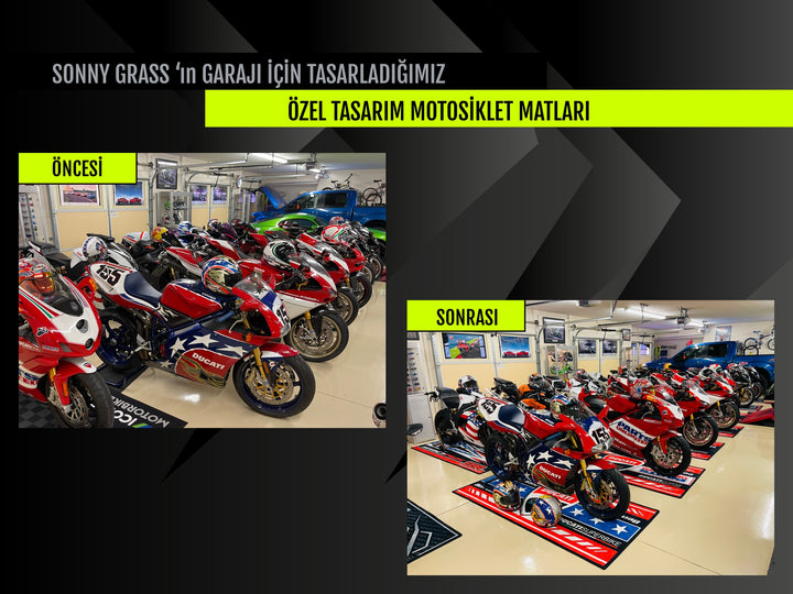 Özel Tasarım Motosiklet Matı - Kendi Matınızı Oluşturun