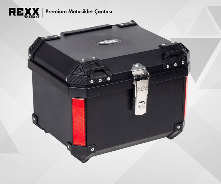 REXX TOPCASE PREMIUM - GÜÇLENDİRİLMİŞ ABS MOTOSİKLET ÇANTASI | UNIVERSAL