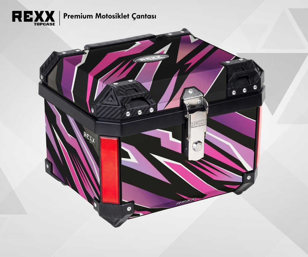 REXX TOPCASE PREMIUM - GÜÇLENDİRİLMİŞ ABS MOTOSİKLET ÇANTASI | UNIVERSAL