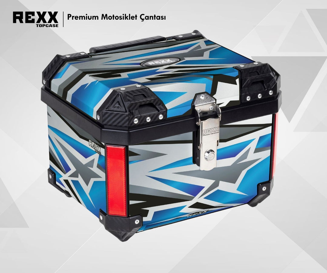 REXX TOPCASE PREMIUM - GÜÇLENDİRİLMİŞ ABS MOTOSİKLET ÇANTASI | UNIVERSAL