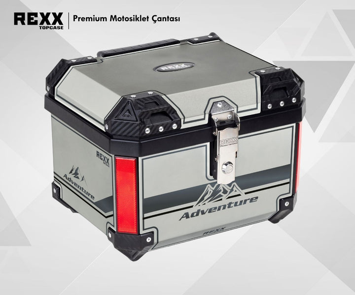 REXX TOPCASE PREMIUM - GÜÇLENDİRİLMİŞ ABS MOTOSİKLET ÇANTASI | UNIVERSAL