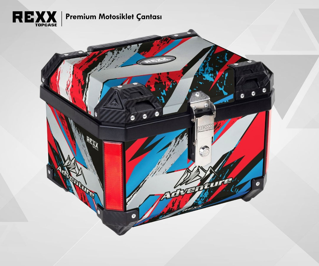 REXX TOPCASE PREMIUM - GÜÇLENDİRİLMİŞ ABS MOTOSİKLET ÇANTASI | UNIVERSAL