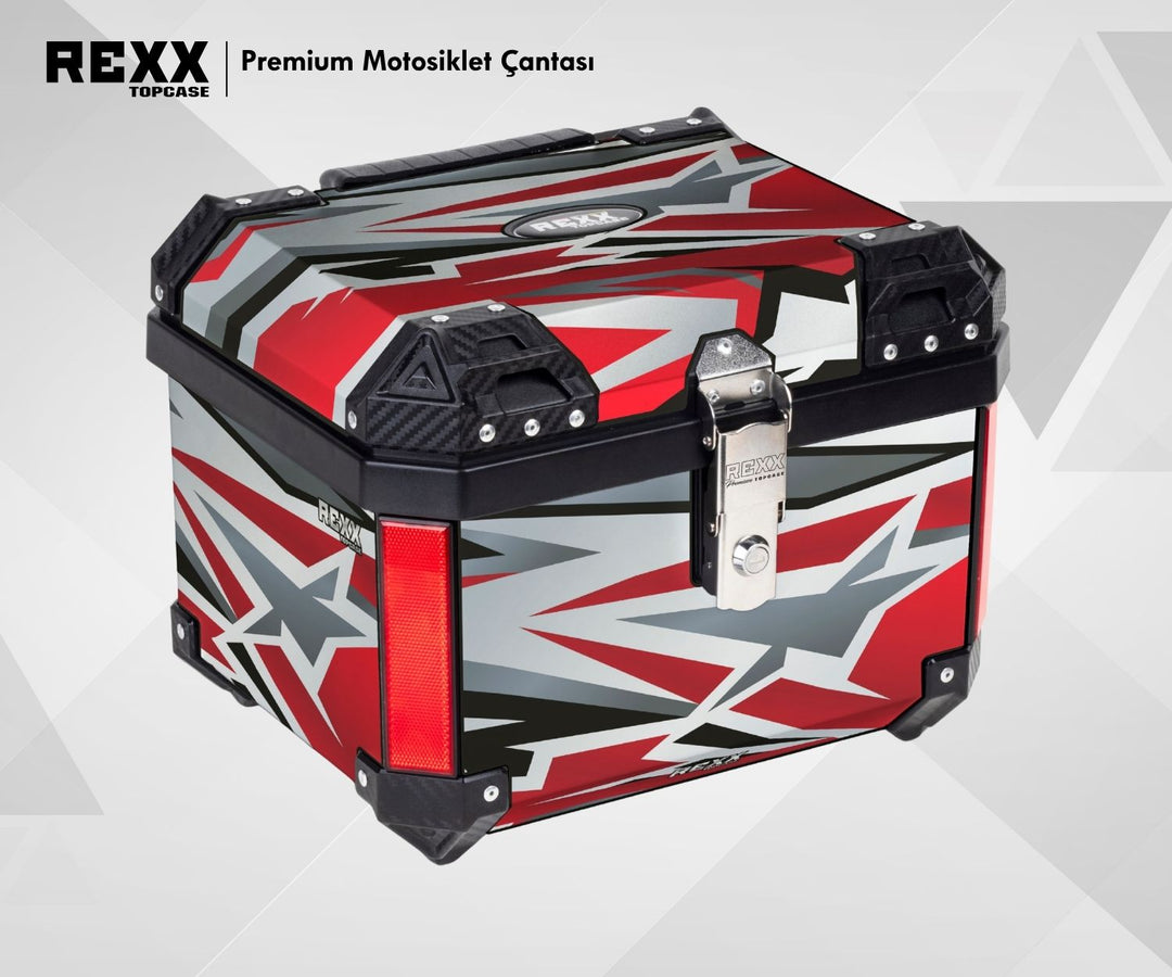 REXX TOPCASE PREMIUM - GÜÇLENDİRİLMİŞ ABS MOTOSİKLET ÇANTASI | UNIVERSAL