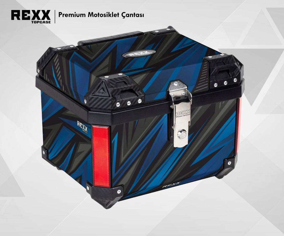 REXX TOPCASE PREMIUM - GÜÇLENDİRİLMİŞ ABS MOTOSİKLET ÇANTASI | UNIVERSAL