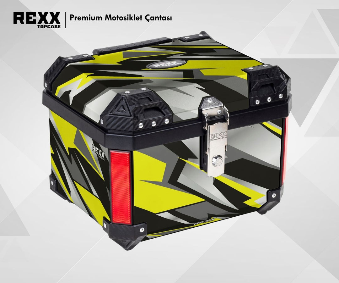 REXX TOPCASE PREMIUM - GÜÇLENDİRİLMİŞ ABS MOTOSİKLET ÇANTASI | UNIVERSAL